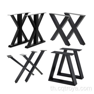 ขาโต๊ะอาหาร X-Frame Iron Square X-Frame